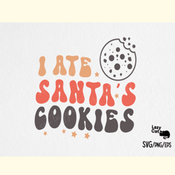 Cute Christmas Sayings SVG Cookie