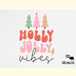 cute christmas sayings svg holly jolly