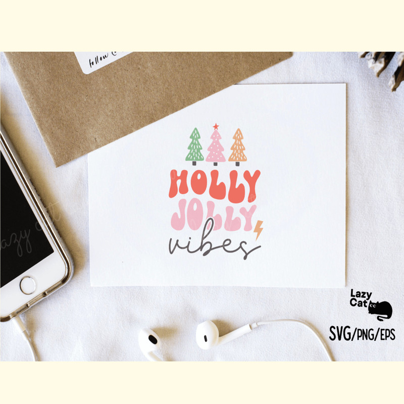 Cute Christmas Sayings SVG Holly Jolly_ 4.png