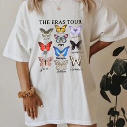 the eras tour butterfly vintage shirt, taylor's version tshirt , merchandise gift, taylor's version tshirt, the eras tou