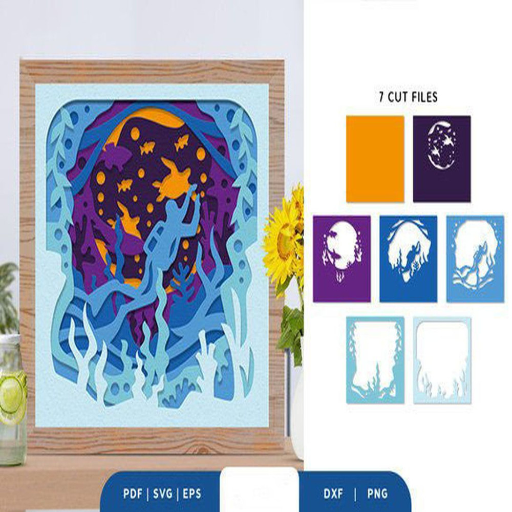 1080x1080 size Diving-in-The-Ocean-3D-Shadow-Box-3D-SVG-67527618-2-580x386.jpg