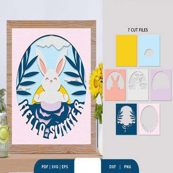 1080x1080 size Bunny-in-The-Summer-3D-Shadow-Box-3D-SVG-67526546-2-580x386.jpg