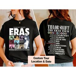 custom swiftie eras tour shirt, swiftie eras shirt, swiftie shirt, swiftie merch tshirt, the eras tour shirt, swiftie er