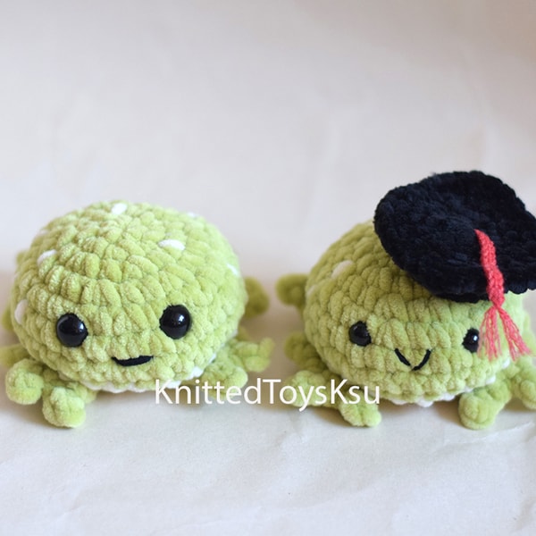 Grad Frog Pattern graduation crochet pattern, frog with graduate cap, primitiv | Inspire ...