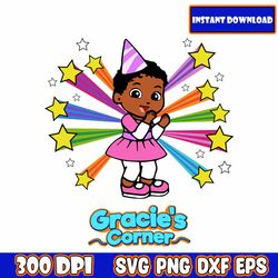 files gracie corner and friends bundle svg / png / jpg, gracie corner svg, cricut, digital downloads