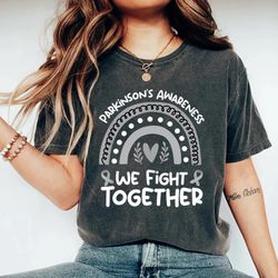 we fight together parkinson's awareness, parkinsons disease, in april we wear silver,parkinson warrior, national parkins