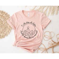 to the stars who listen and the dreams that are answered,a court of thorns,roses court of dreams,acotar sweatshirt,sarah