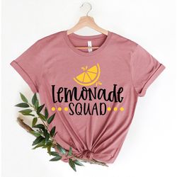 lemonade squad shirt,lemonade shirt,friends trip shirt,beach matching shirts,family matching shirt,summer vacation tshir