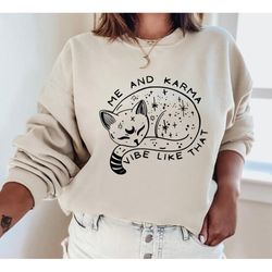 midnights album me and karma vibe like that sweatshirt ,taylor swift shirt, midnights tour, anti-hero shirt, concert shi