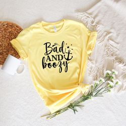 bad and boozy cruise shirt, bon voyage shirt, family matching cruise shirt, custom cruise shirt, friends vacation tshirt