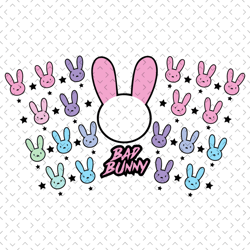 bad bunny starbucks full wrap svg, trending svg, starbucks wrap svg, full wrap starbucks svg, starbucks cup svg, starbuc