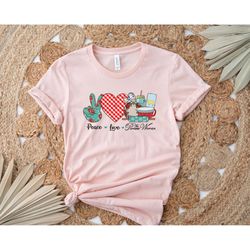 peace love the pioneer woman shirt, cooker mom shirt, pioneer woman shirt, bake lover mama, mother's day shirt, mom shir