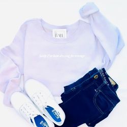 custom lyric/it's me hi i'm the problem/midnights/lavender/purple/taylor swift/song lyric/sweater/sweatshirt/terry cotto