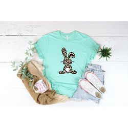 easter shirt, leopard bunny shirt, cute easter shirt, easter bunny shirt, easter graphic tshirt, easter graphic tee, eas