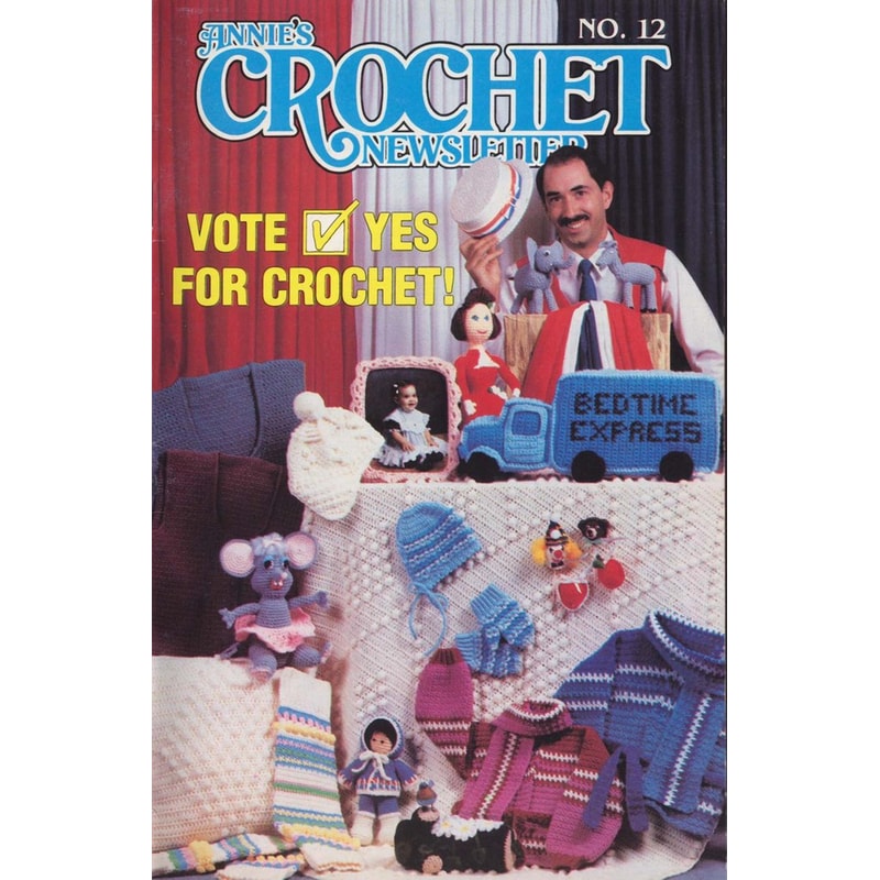 Annie's Crochet Newsletter 1984 no.12 Digital Vintage Croc Inspire