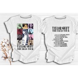 taylor swift eras tour shirt, two sided ts eras tour tee, taylor swift merch shirt, swiftie, taylor concert shirt, swift