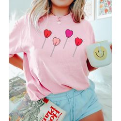 valentines day tshirt,lollipop valentines design shirt,vday sweater,valentines day gift for lover,valentines sucker shir