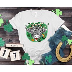 st patrick longhorn cow shirt,heifer lucky patrick sweatshirt,shamrock sweatshirt,st patrick day carnival shirt,2023 st