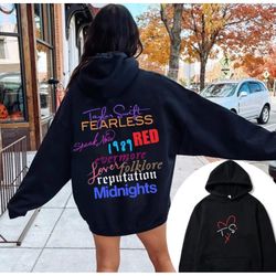 album hoodie, taylor swiftie merch, swift tour sweatshirt, taylor swift shirt, swiftie fans hoodie