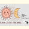 Boho the Moon the Sun PNG Sublimation_ 0.png