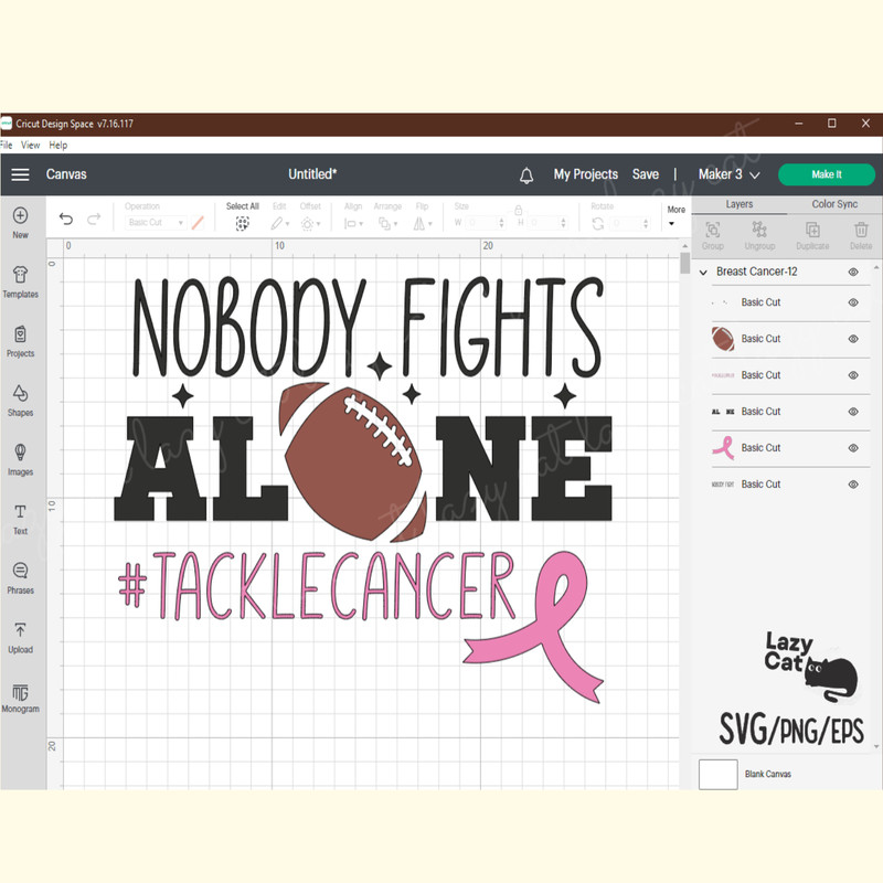 Breast Cancer Fight SVG Design_ 4.png