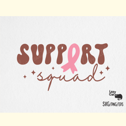 breast cancer svg design support squad