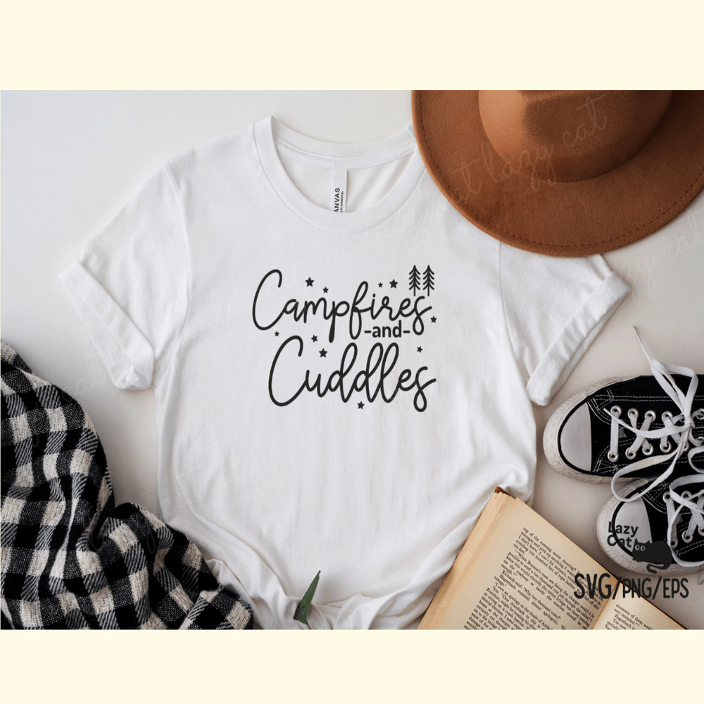 Campfires and Cuddles Camping SVG Design_ 1.png