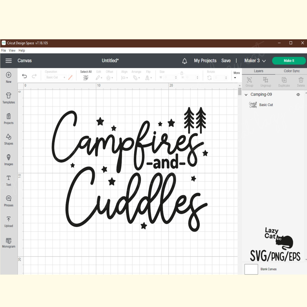Campfires and Cuddles Camping SVG Design_ 5.png