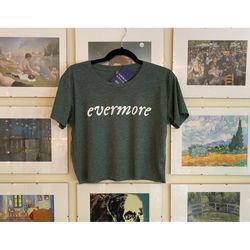 evermore crop top | taylor swift evermore t-shirt | evermore album shirt