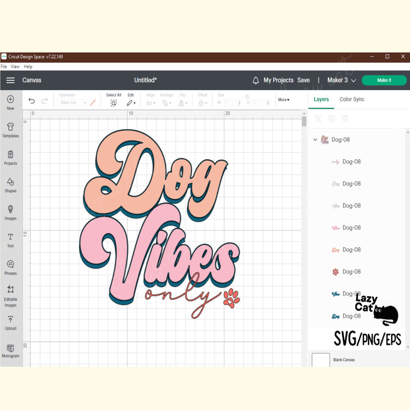 Dog Vibes Only SVG PNG_ 3.png