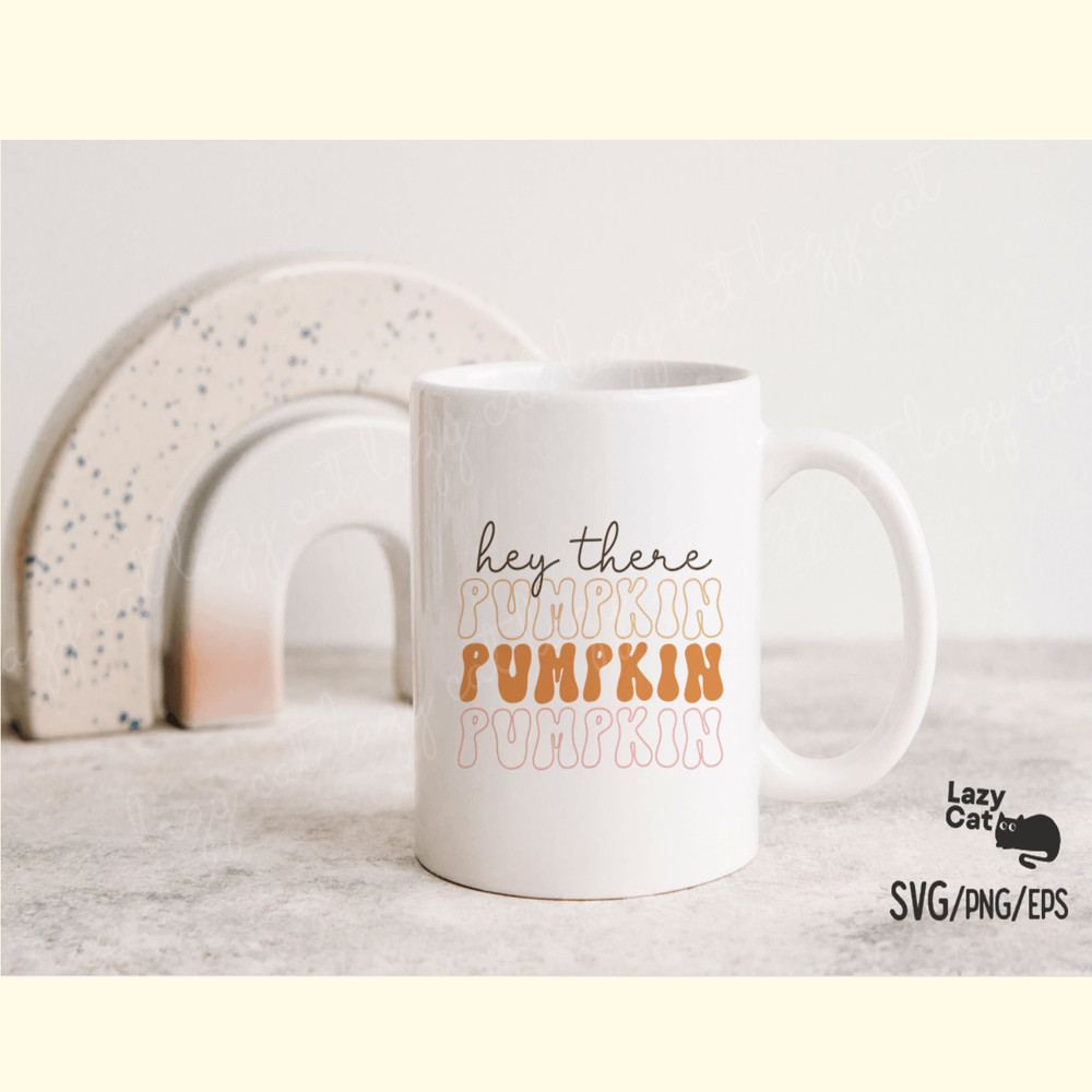 Fall Hey There Pumpkin SVG Design_ 2.png