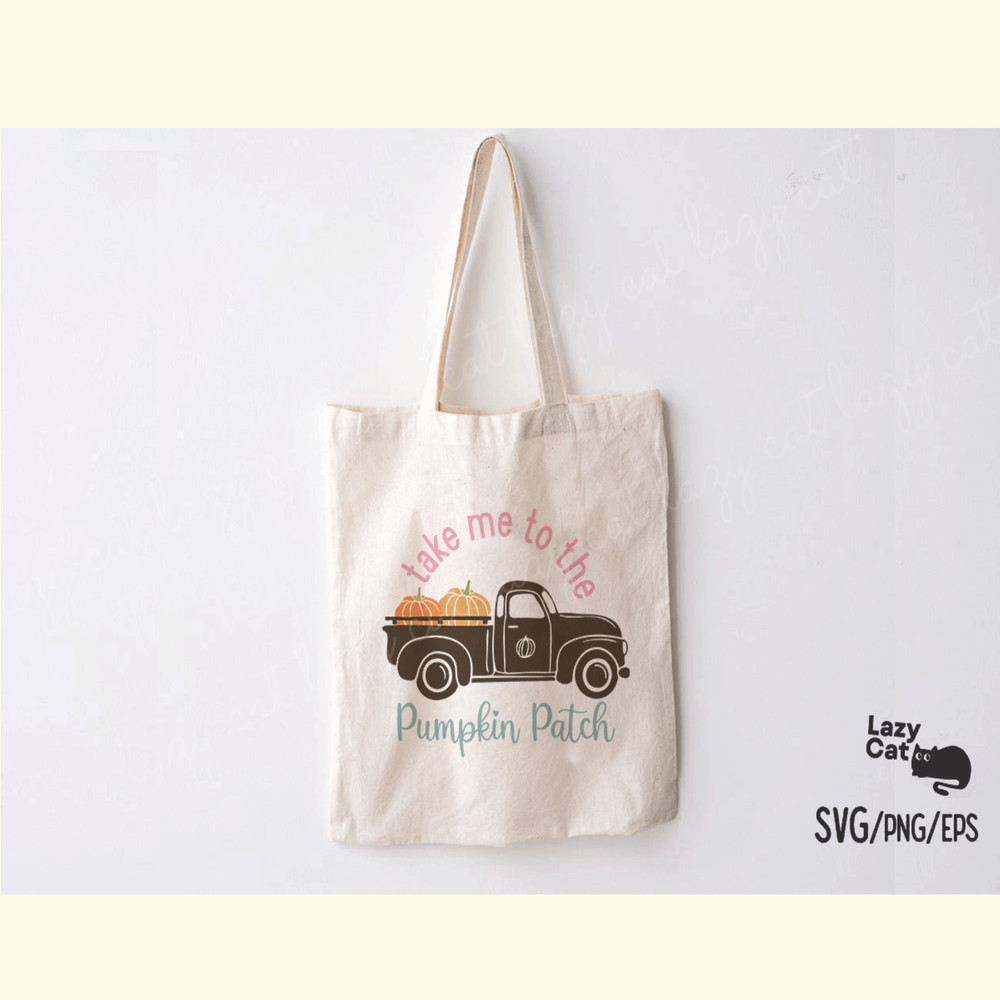 Fall Pumpkin Farm Truck SVG Design_ 1.png