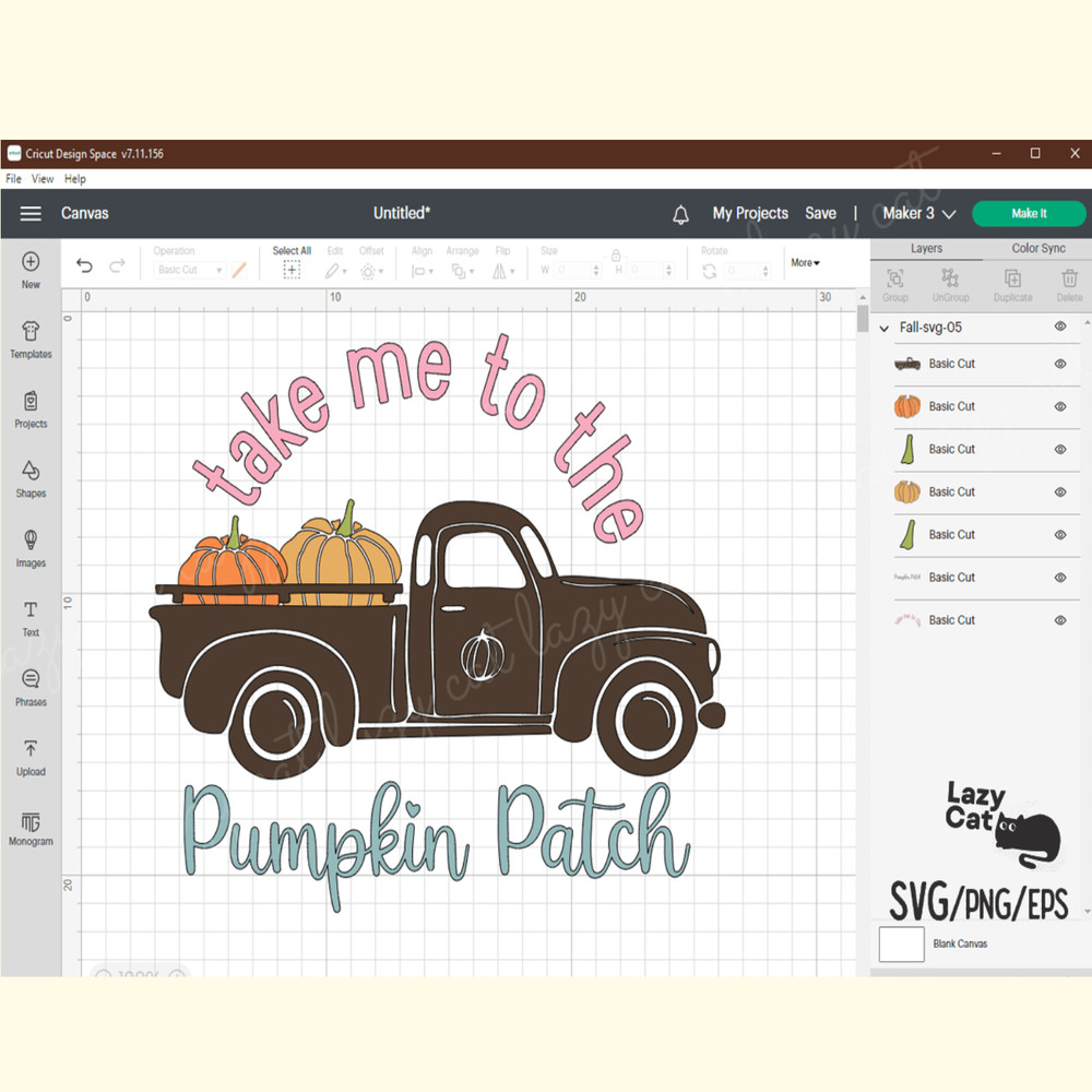 Fall Pumpkin Farm Truck SVG Design_ 4.png