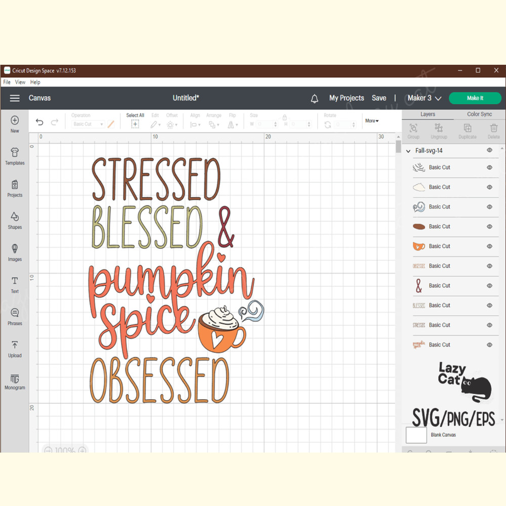 Fall Pumpkin Spice SVG Design_ 4.png