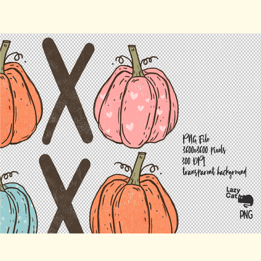 Fall Pumpkin XOXO PNG Sublimation_ 0.png