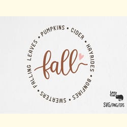 fall saying svg design