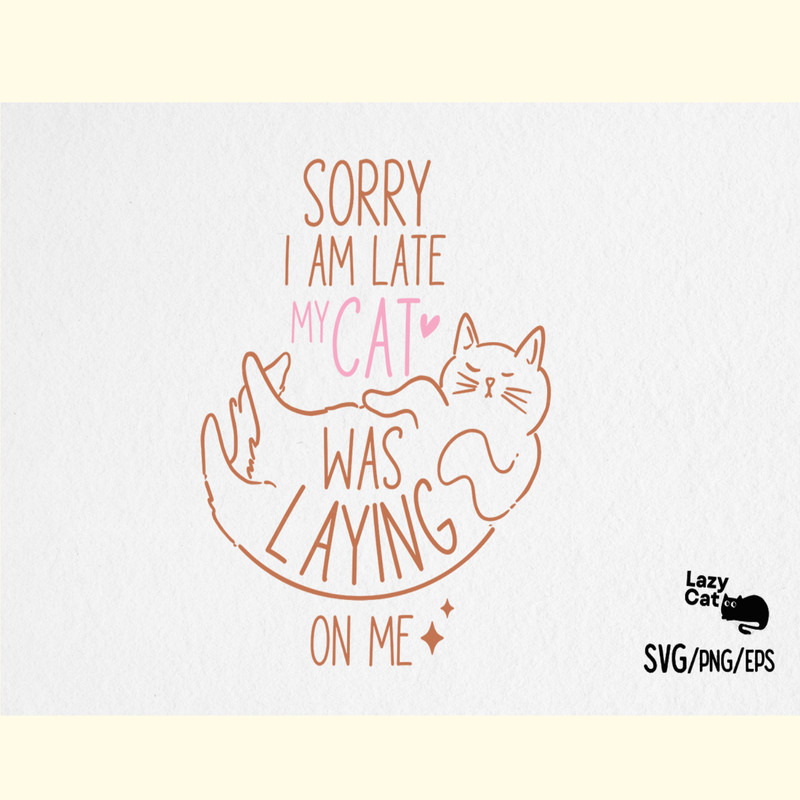 Funny Cat Quote Doodle SVG Design.png