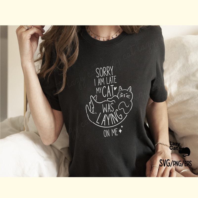 Funny Cat Quote Doodle SVG Design_ 3.png