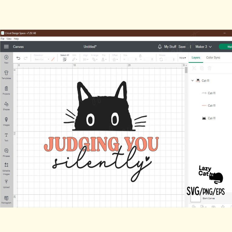 Funny Cat Quote SVG Design_ 11.png