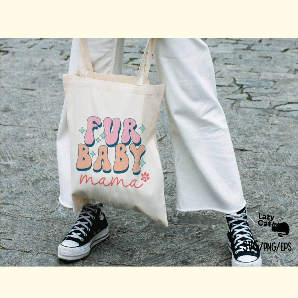 Fur Baby Mama , Dog Quote SVG PNG_ 1.png