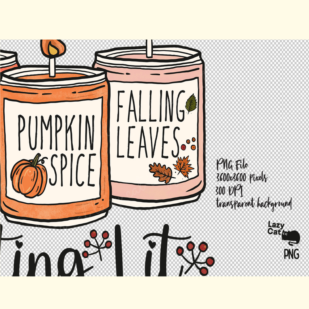 Getting Lit Candles Fall PNG Sublimation_ 0.png