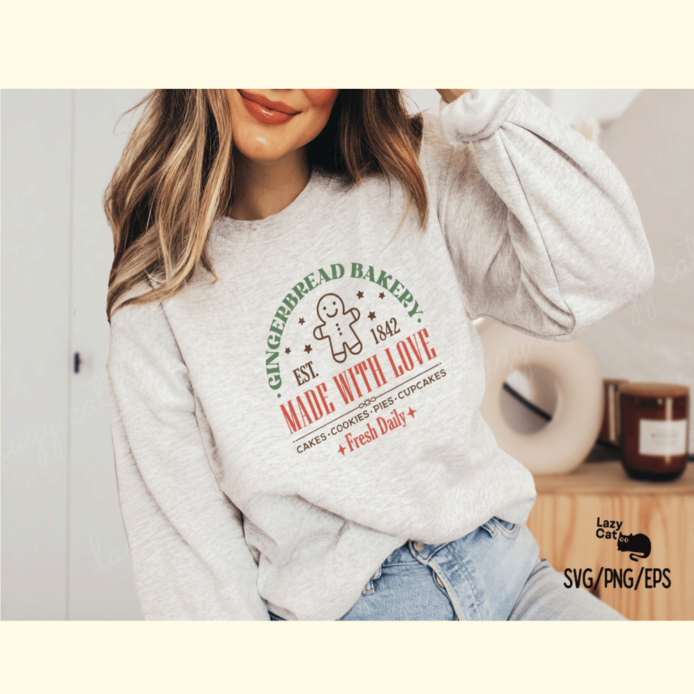 Gingerbread Bakery Christmas Sign SVG_ 1.png