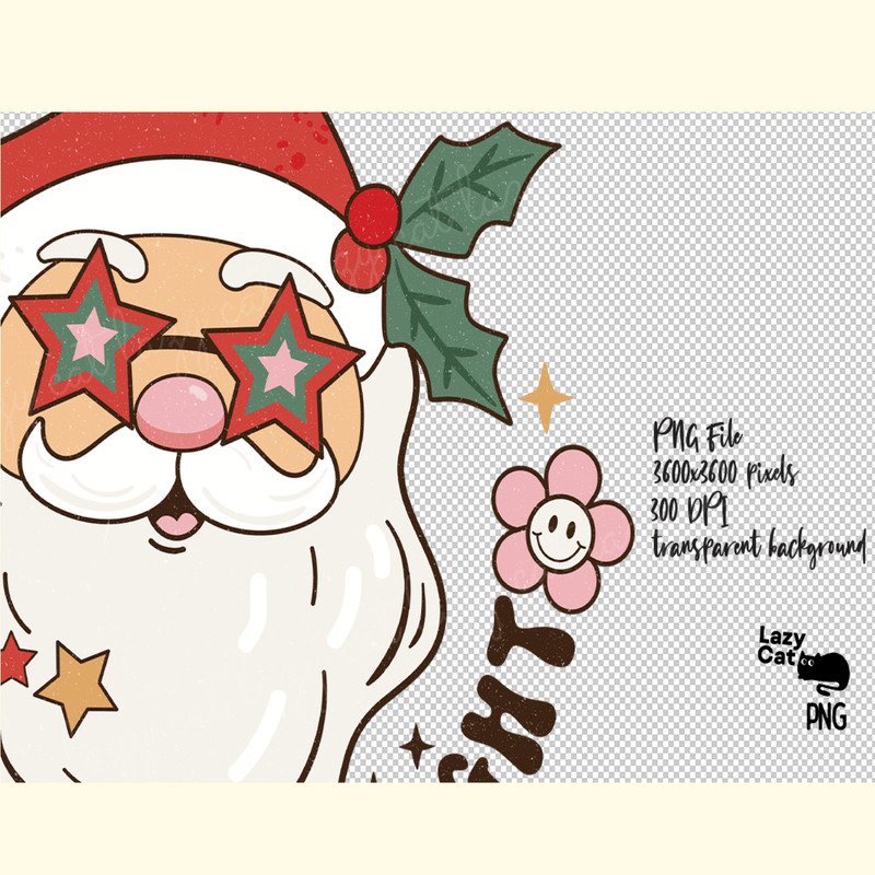 Groovy Santa Christmas Sublimation_ 0.png