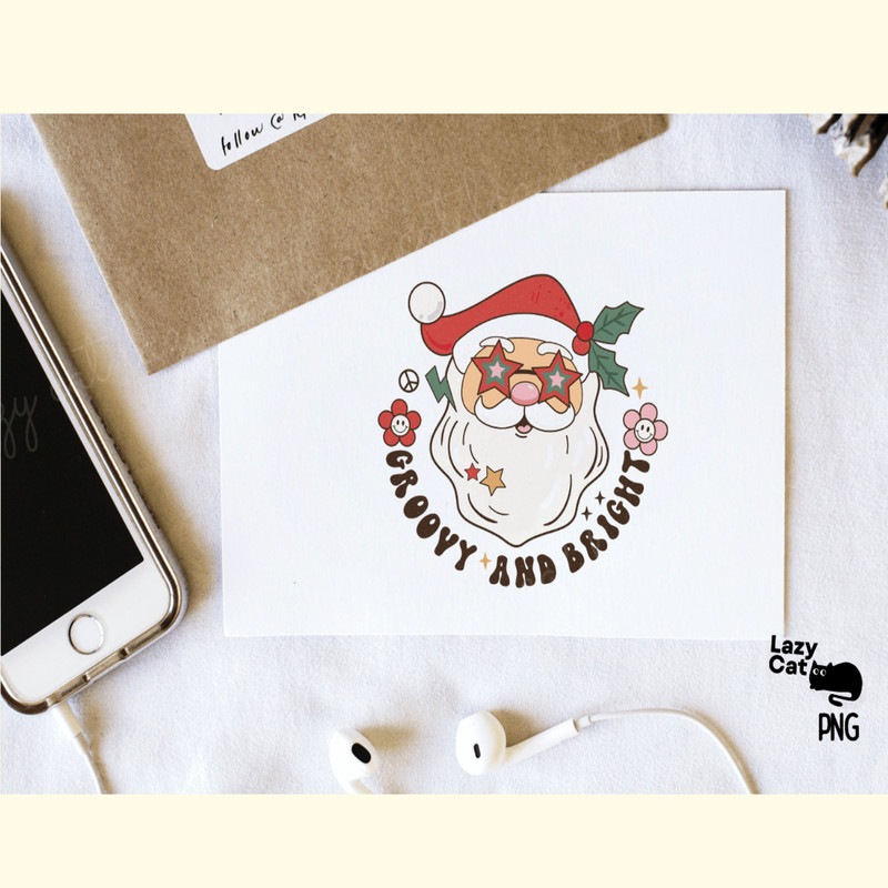 Groovy Santa Christmas Sublimation_ 5.png