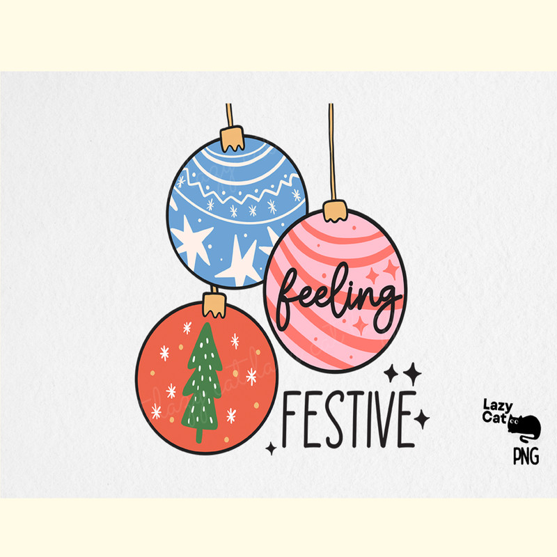 Hand Drawn Christmas Balls PNG.png