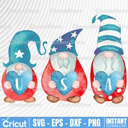 4th of july gnomes png, independence day patriotic gnomes  american usa flag png file for sublimation