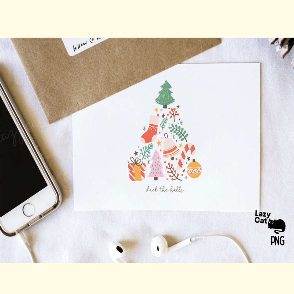 Hand Drawn Christmas Deck the Halls PNG_ 1.png