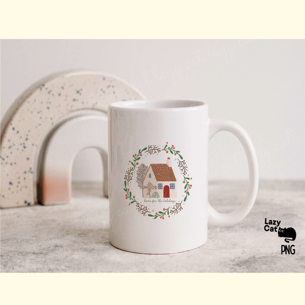 Hand Drawn Christmas Home PNG_ 2.png