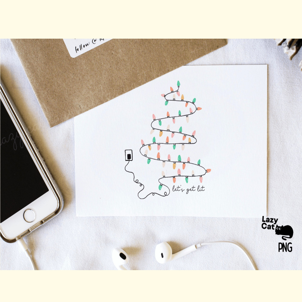 Hand Drawn Christmas Lights PNG_ 8.png