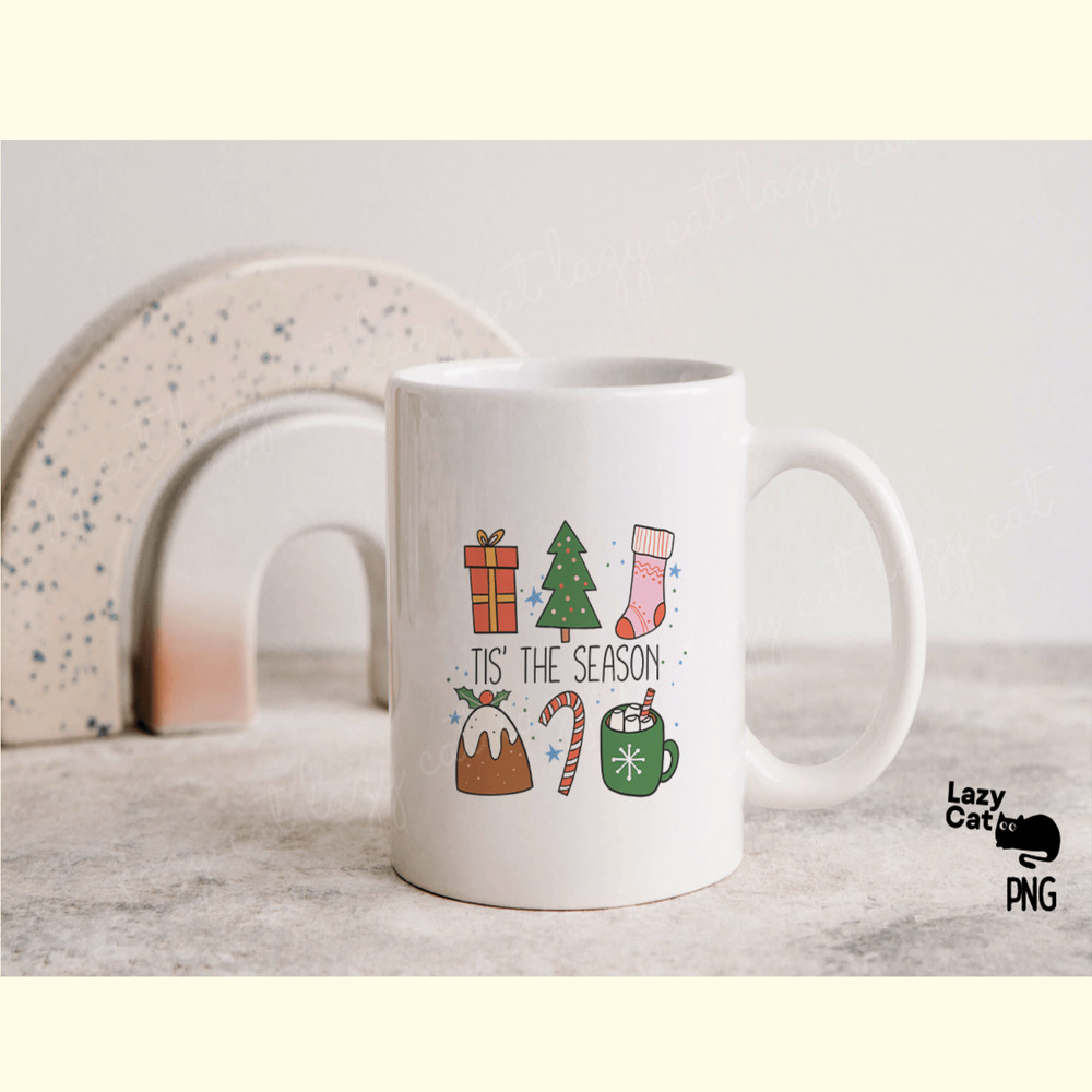 Hand Drawn Christmas PNG Tis the Season_ 3.png